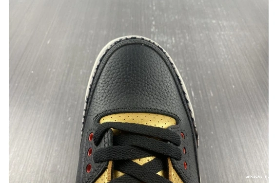 Cheap EP Air 3 Jordan CK9246-067 WMNS “Black CK9246-067 Gold” 0128